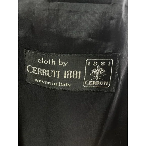 Vtg Hugo Boss Double Breasted Tuxedo Men 42R 34x33.5 Cerruti 1881 Italian Fabric - Picture 11 of 16